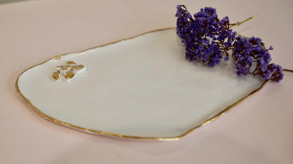 Golden Secret Porcelain Platter