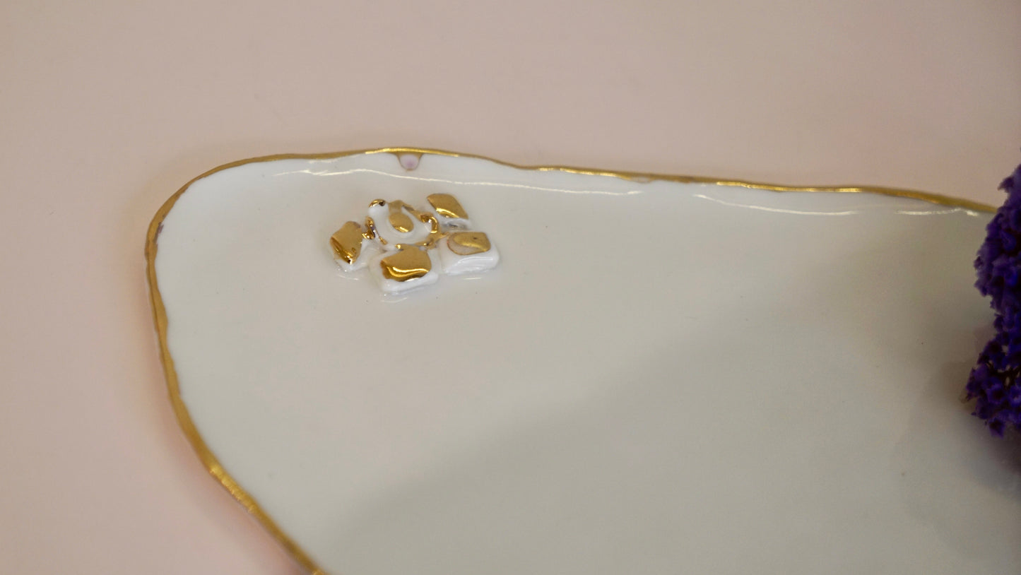 Golden Secret Porcelain Platter
