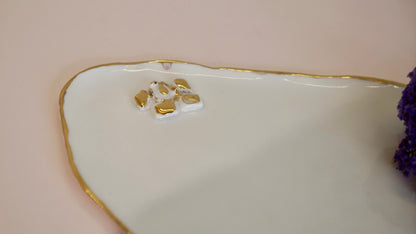 Golden Secret Porcelain Platter