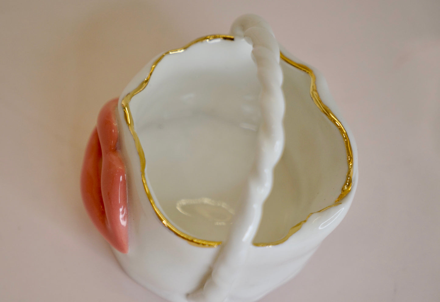 Lips La Lèvre Porcelain Candle Holder