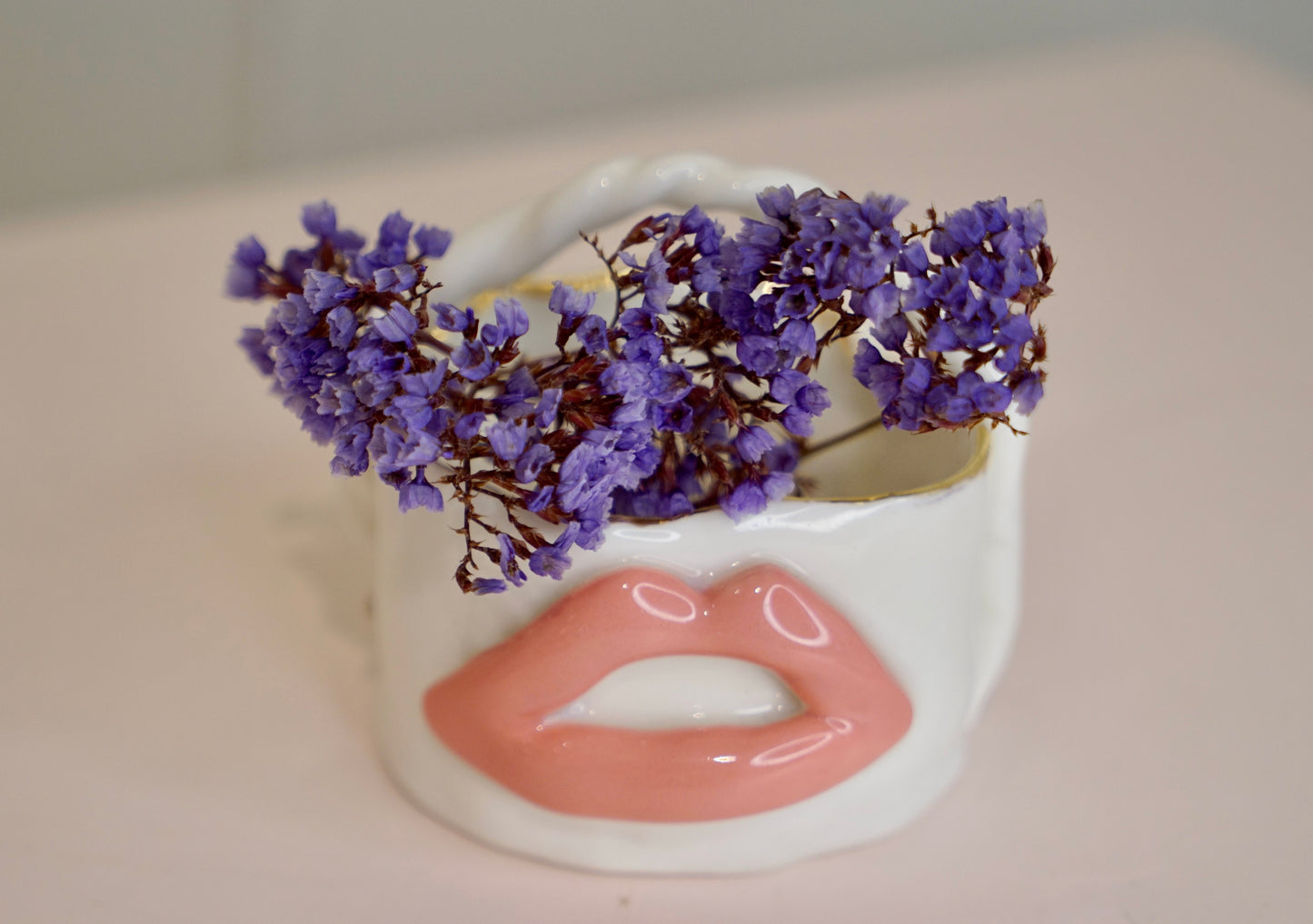 Lips La Lèvre Porcelain Candle Holder