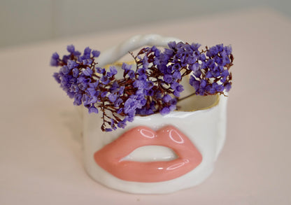 Lips La Lèvre Porcelain Candle Holder