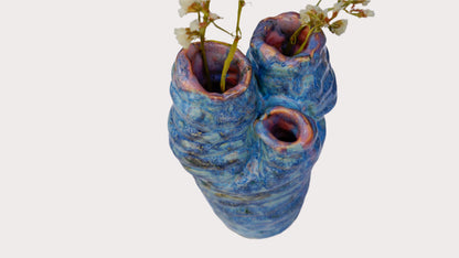 Ikebana Blue Vase