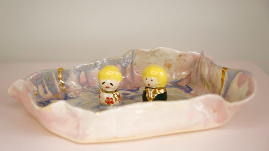Rainbow After Rain Serving Platter