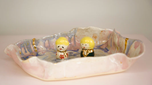 Rainbow After Rain Serving Platter