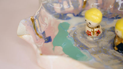 Rainbow After Rain Serving Platter