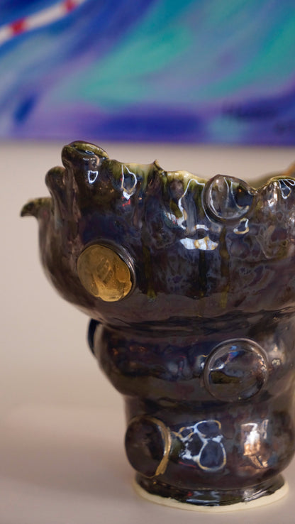 OLé Guilded Mirror Vase