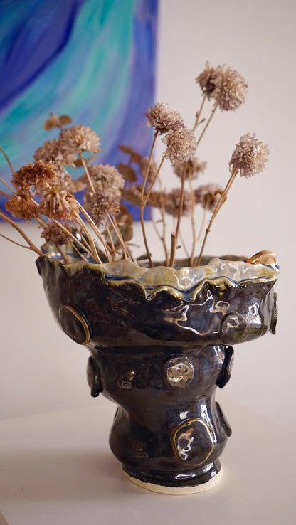 OLé Guilded Mirror Vase