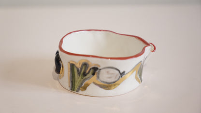 Noir Lips Porcelain Candy holder