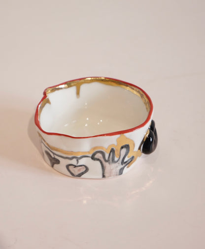 Lune Lips Porcelain Candy Holder