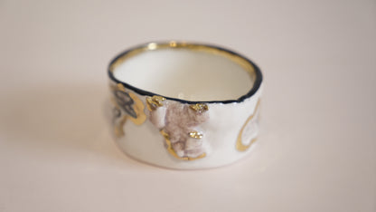 Rouge Lips Porcelain Candy Holder