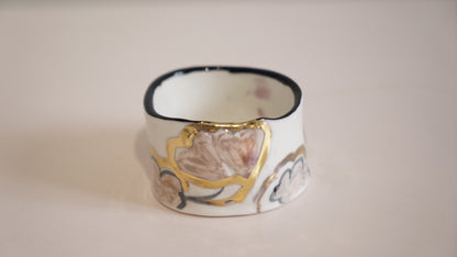 Blush Lips Porcelain Candy Holder