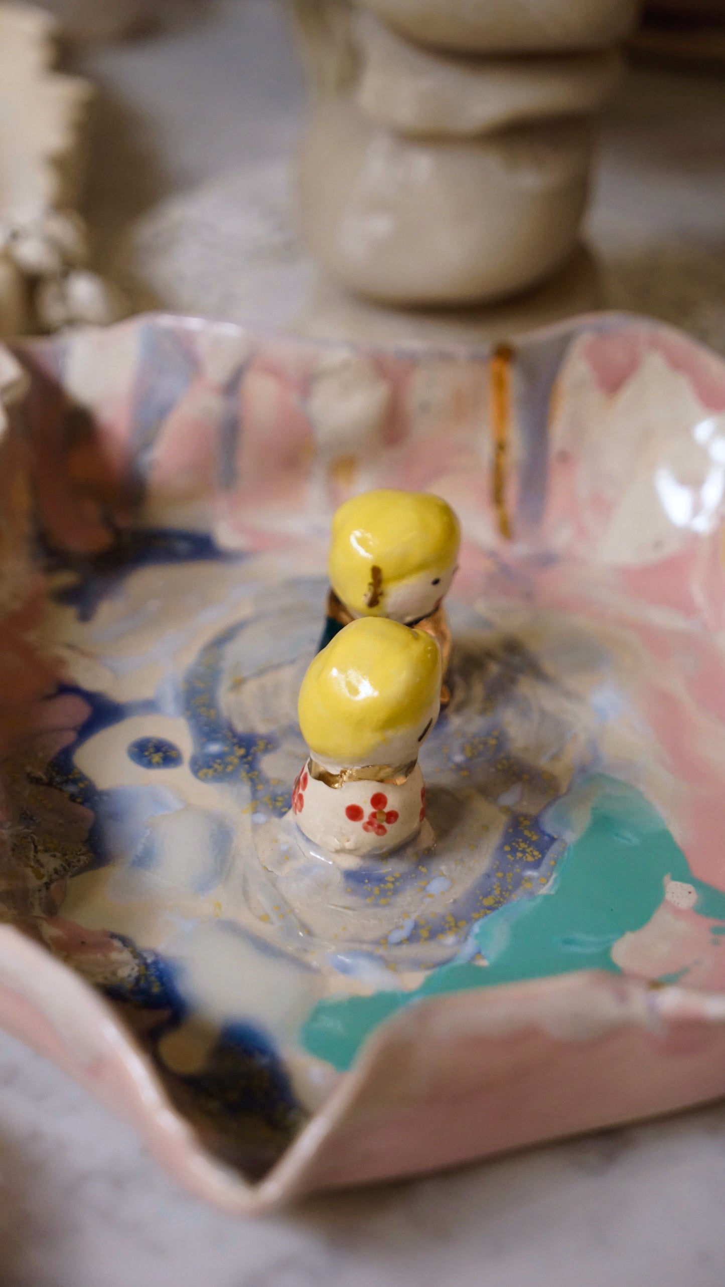 Rainbow After Rain Serving Platter