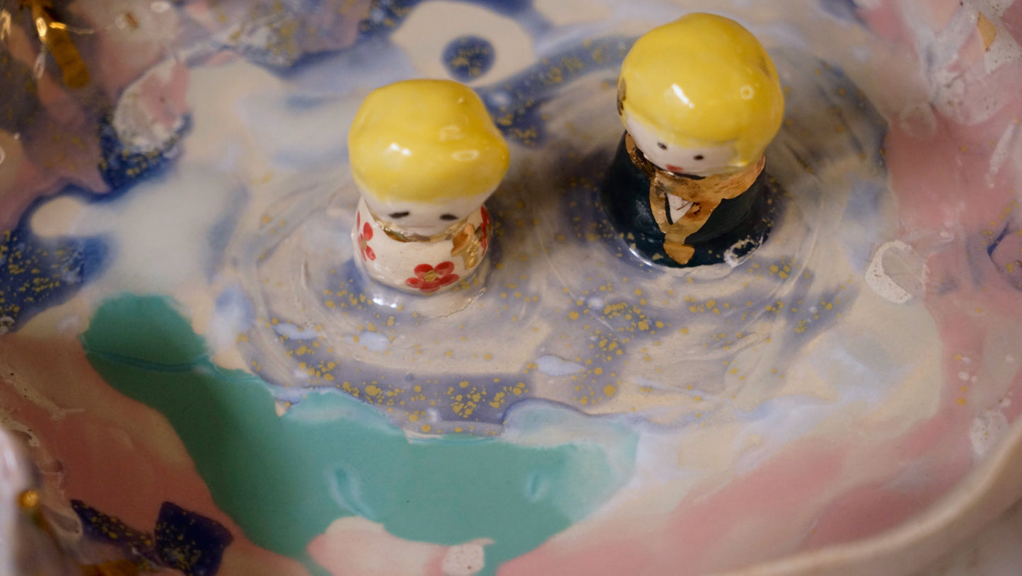 Rainbow After Rain Serving Platter