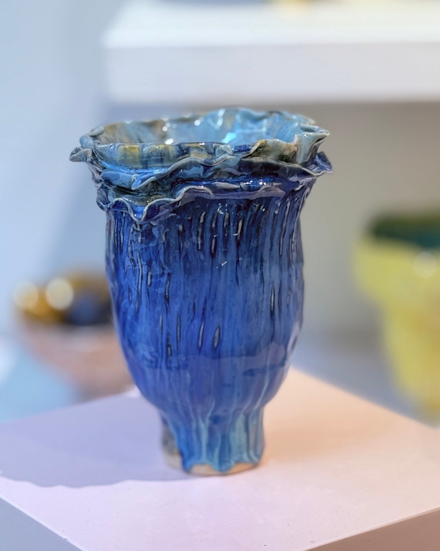 Olé Night Blue Vase