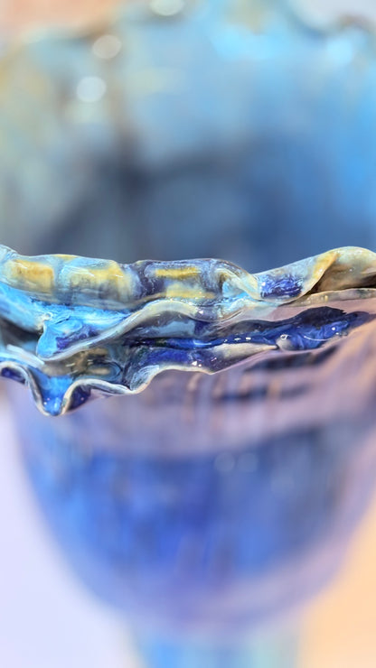 Olé Night Blue Vase