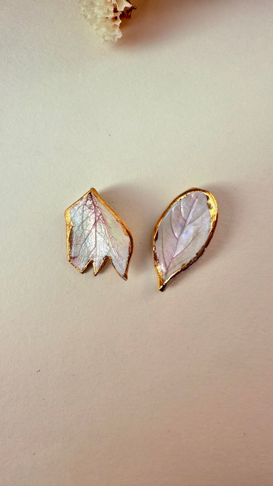 Quiet Vine Porcelain Earrings