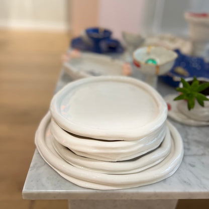 White Porcelain Dinner Set of 6