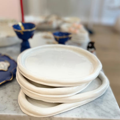 White Porcelain Dinner Set of 6