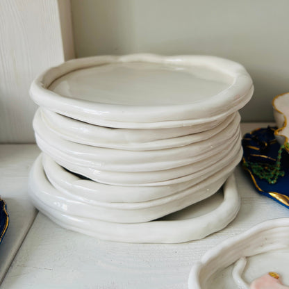 White Porcelain Dinner Set of 6