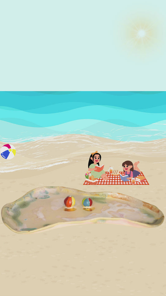 Sun-Burst Picnic Serving Platter