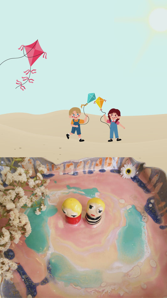 Mossy Steps Serving Platter